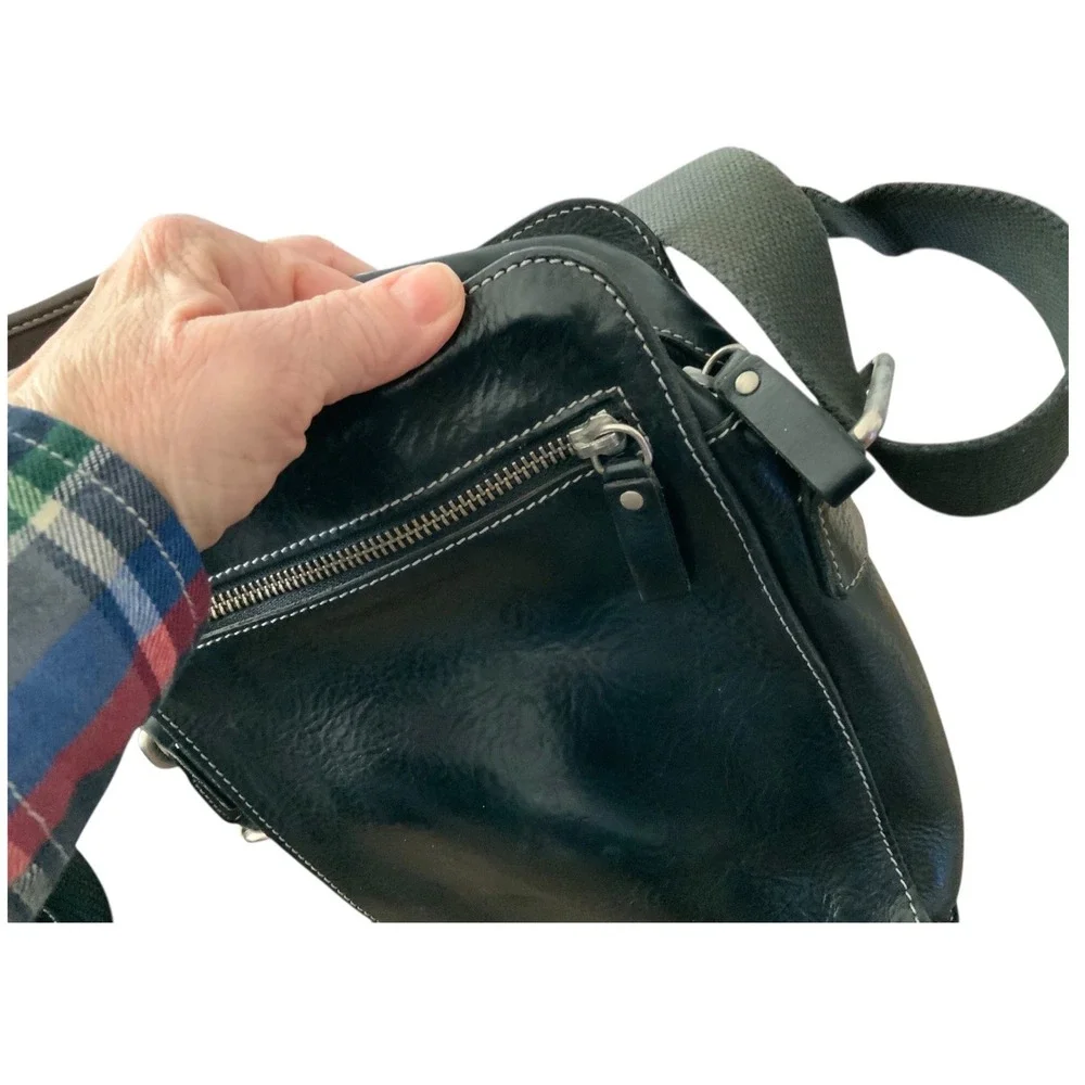 Gordon Rush, Italian Leather, Unisex Crossbody‎ Bag